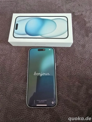 Apple iPhone 15 128GB neue telephon mit Verpakung und Zubehör set + guter Akku  