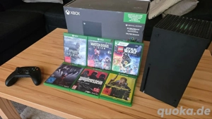 Xbox serie X neue spiel konsole + 6 videospiel und Zubehör 