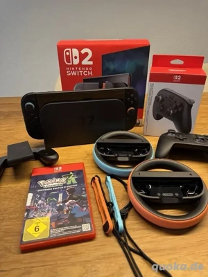 Nintendo switch 2 spiele konsole mit Verpakung und kontroller V2 mit Zubehör set 