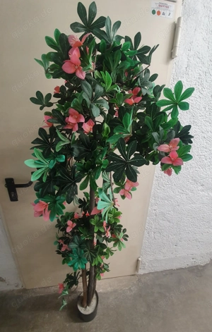 Künstliche Rhododendron Pflanze Bäumchen mit Topf NP 89.-  