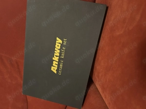 Ankway Keramikmesser Set   5-teilig, professionelles Küchenmesserset
