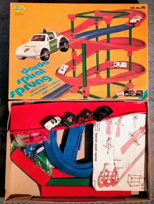 Darda-Bahn Spiral-Sprung mit ovp und Autos 