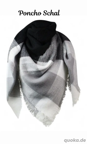 Poncho Schal