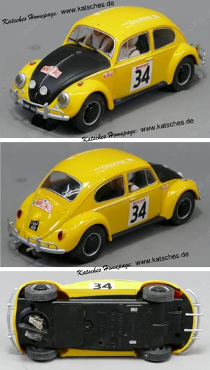 VW Käfer Beetle Monte Carlo gelb Hornby Scalextric C3412 mit OVP