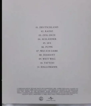 Rammstein CD Deutschland neu 