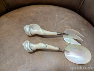 antikes Besteck aus Nautilus 