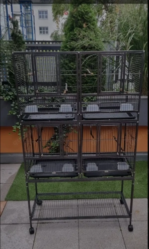 Vogelkäfig Doppelkäfig Voliere Käfig 