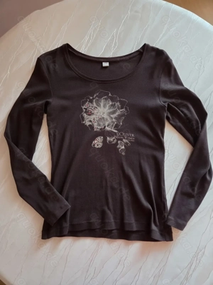 Langarmshirt Longsleeve S.Oliver Gr. 36, braun, sehr gut erhalten