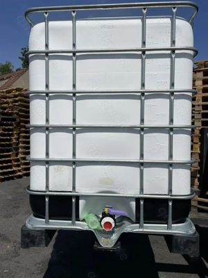 Wassertank, Kugelhahn, 25 % mehr Inhalt, IBC's, Zisternen 1250 L,