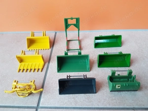 Verschiedene Siku Zubehör Frontschaufel Traktor - wie NEU