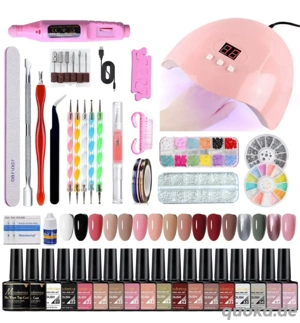 komplettes nagelset neu verpackt 