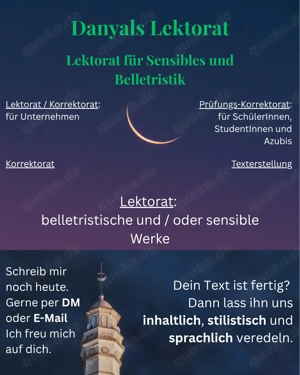 Lektorat und Korrektorat