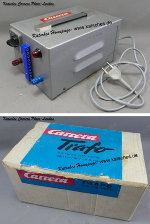 Trafo 53715 8 Ampere Drehschalter Carrera 124   Universal mit OVP