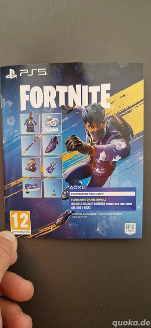 Fortnite Flowering Chaos Bundle PS5 Code Neu 