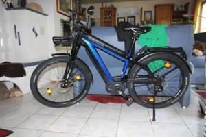 Riese und Müller Supercharger GX Rohloff Rahmenhöhe 46 cm, 2 Akkus im Rahmen verbaut