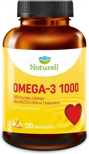 Omega-3   Für Herz, Gehirn und allgemeines Wohlbefinden