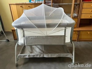 COSTWAY 4 in 1 Babybett   Stubenwagen   Mit Matratze, Sehr Guter Zustand