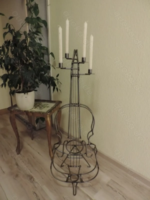 Geschweißter Kerzenhalter, oder Deko