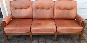 Massive Wohn- Esszimmer-Garnitur