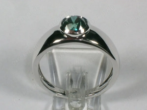 NEU: Brillant-Ring Größe 18 - 56,5 1,0 Carat 585 Weiß-Gold Bild 2