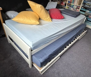 Hasena Massivholzbett Lido - Ausziehbetten (2 Betten a 90 x 200 cm)