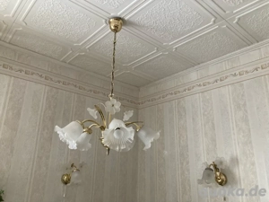 wohnzimmerhängelampe mit passenden Wandleuchten