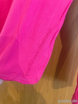 Pinker Rollkragenpullover von Dibari, Größe 44, rosa, Viskose Bild 3