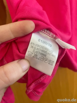 Pinker Rollkragenpullover von Dibari, Größe 44, rosa, Viskose Bild 5