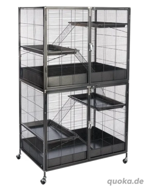 TIAKI Kleintierkäfig - Rattenkäfig, Degukäfig