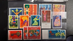 Briefmarken Liechtenstein gestempelt 1921-1972 Bild 9