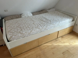Bett, IKEA mit Stauraum   Schubladen