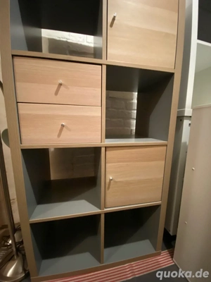 Ikea Kallax 2x4 + 2x Schranktür + 1x Schublade