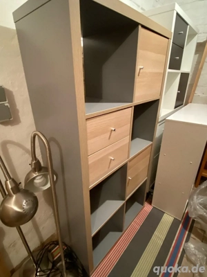 Ikea Kallax 2x4 + 2x Schranktür + 1x Schublade