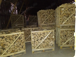 Birke Brennholz Buche 33 cm   1 RM auf Palette