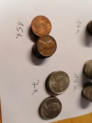 101 Münzen Münzkonvolut Dollar Canada USA verschiedene Werte