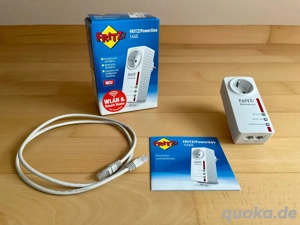 FRITZ!Powerline 546E   WLAN Adapter, Top Zustand, inkl. OVP & Zubehör