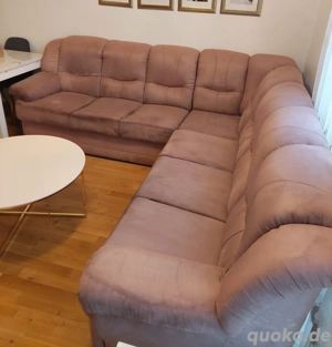 zu verschenken  Rundecke   Wohnlandschaft von POCO mit Relax- & Schlaffunktion