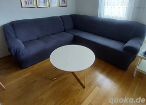 zu verschenken  Rundecke   Wohnlandschaft von POCO mit Relax- & Schlaffunktion Bild 4