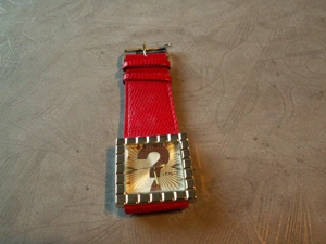 Watch-99 Leslly, Armbanduhr, Damen Uhr, Wristwatch, Women Watch, Montre-bracelet, rot