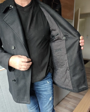 Cardigan Herrenjacke schwarz Bild 4