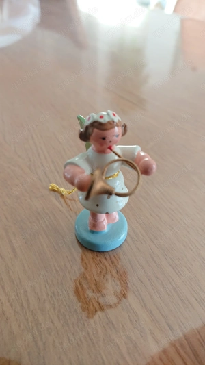 3 Engel, Erzgebirge, Kunsthandwerk, Sammeln, Dekorieren, Antik Bild 3