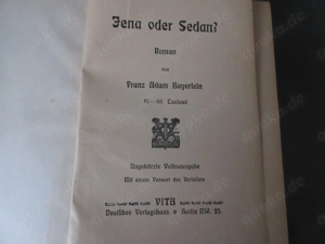 Jena oder Sedan, Franz Adolf Beyerlein Dritte Auflage 1903  Bild 2