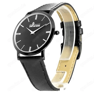 Watch-103 Design Watch, Leif Larsson, Armbanduhr, Damen Uhr, Herrenuhr, Schwarz