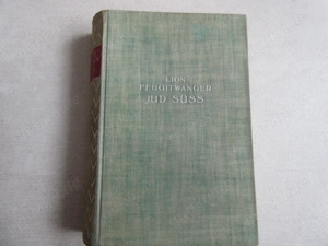 Jud Süss, Lion Feuchtwanger, Verlag  Th. Knauer 1931 mit Zeitungsausriss Völkischer Beobachter 1938 