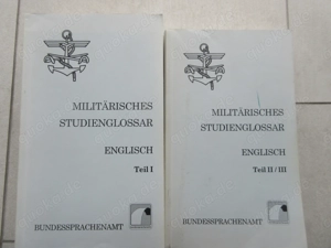 Militärisches Studienglossar, englisch  deutsch  deutsch-englisch, 2 Bände 