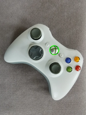 2x Original Microsoft XBOX 360 Wireless Controller in weiss Bild 5