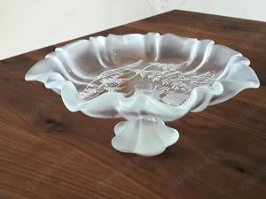 2 Weihnachten Teller Servierteller Walther Glas mit und ohne Fuß