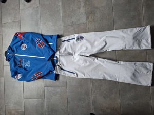 Top Herren-Skianzug, "NEBULUS", blau-weiß, Gr XL, 1a Zustand