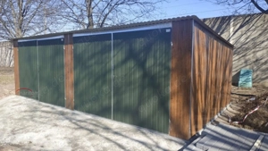  Blechgarage nach Maß Metallcontainer Autogarage 