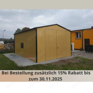 Blechgarage nach Maß Metallcontainer Halle Lagerraum